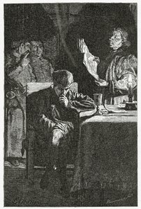 توضيح لويس الحادي عشر في الباستيل ، القرن التاسع عشر (نقش وزن الجسم) بواسطة جان لويس إرنست ميسونييه